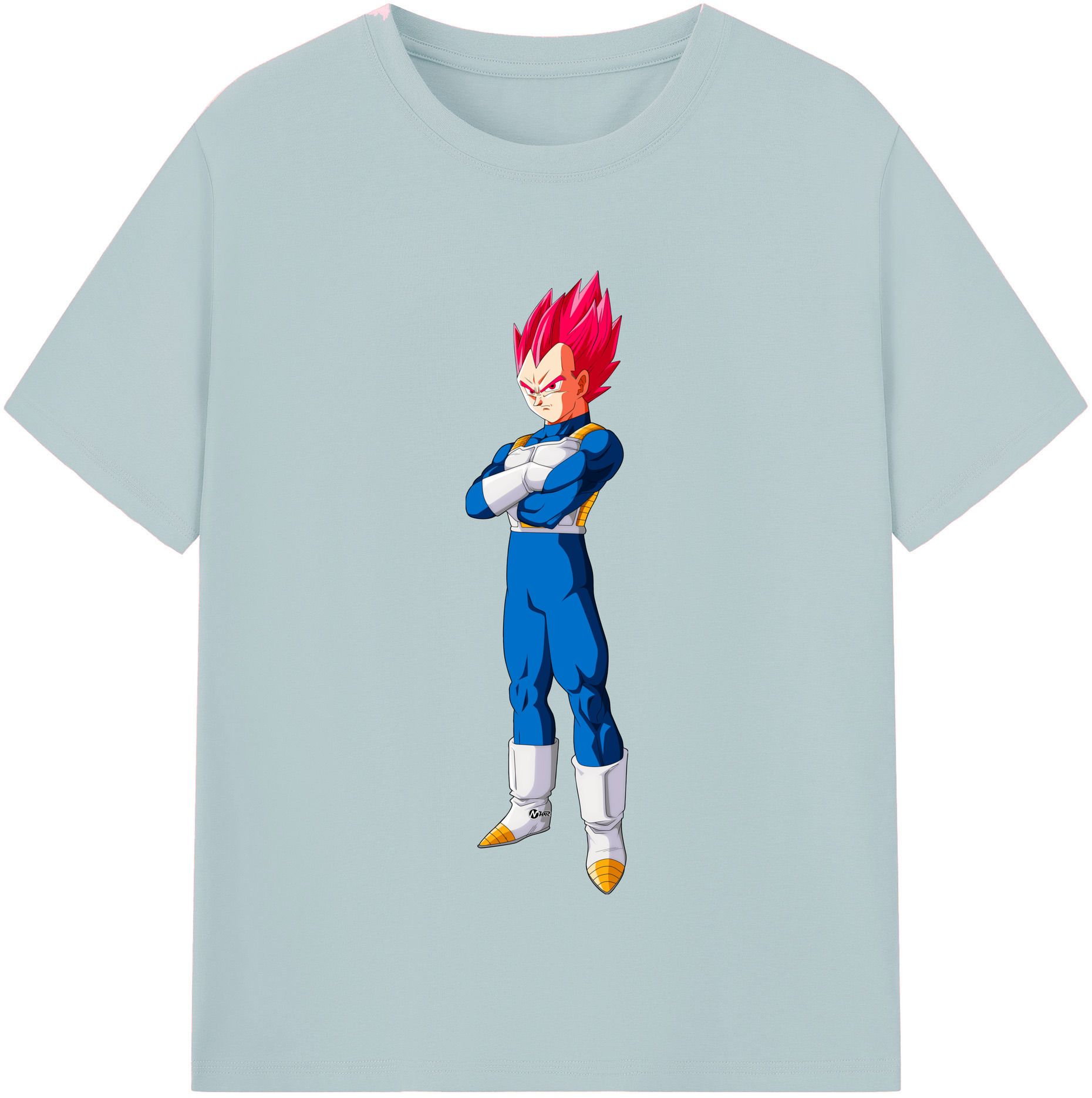 （画像用） ドラゴンボール ベジータ四世（Bejīta Yonsei）DRAGON BALL Vegeta IV 綿100％半袖Tシャツ（フロントプリント）